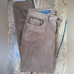 Brooks Brothers faux-suede pants -size 4
